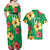 Custom Vanuatu Cricket Couples Matching Off Shoulder Maxi Dress and Hawaiian Shirt 2024 Tropical Flowers Version