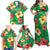 Custom Vanuatu Cricket Family Matching Off Shoulder Maxi Dress and Hawaiian Shirt 2024 Tropical Flowers Version