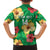 Custom Vanuatu Cricket Family Matching Off Shoulder Short Dress and Hawaiian Shirt 2024 Tropical Flowers Version