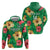 Custom Vanuatu Cricket Hoodie 2024 Tropical Flowers Version