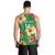 Custom Vanuatu Cricket Men Tank Top 2024 Tropical Flowers Version