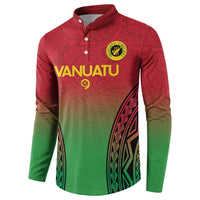 Custom Vanuatu Cricket Button Sweatshirt 2024 Polynesian Pattern Sporty Style LT14 - Polynesian Pride