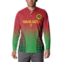 Custom Vanuatu Cricket Button Sweatshirt 2024 Polynesian Pattern Sporty Style LT14 - Polynesian Pride