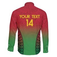 Custom Vanuatu Cricket Family Matching Off The Shoulder Long Sleeve Dress and Hawaiian Shirt 2024 Polynesian Pattern Sporty Style