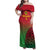 Custom Vanuatu Cricket Family Matching Off Shoulder Maxi Dress and Hawaiian Shirt 2024 Polynesian Pattern Sporty Style