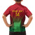 Custom Vanuatu Cricket Family Matching Off Shoulder Short Dress and Hawaiian Shirt 2024 Polynesian Pattern Sporty Style