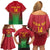 Custom Vanuatu Cricket Family Matching Off Shoulder Short Dress and Hawaiian Shirt 2024 Polynesian Pattern Sporty Style