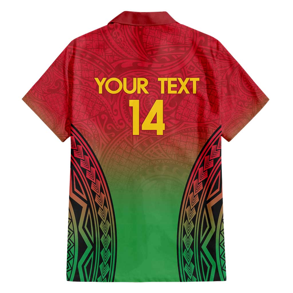 Custom Vanuatu Cricket Family Matching Short Sleeve Bodycon Dress and Hawaiian Shirt 2024 Polynesian Pattern Sporty Style LT14 - Polynesian Pride
