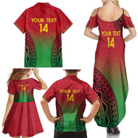 Custom Vanuatu Cricket Family Matching Summer Maxi Dress and Hawaiian Shirt 2024 Polynesian Pattern Sporty Style LT14 - Polynesian Pride