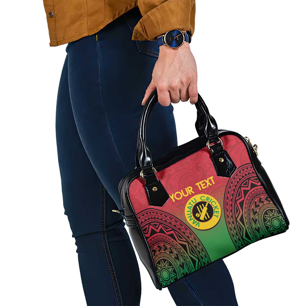 Custom Vanuatu Cricket Shoulder Handbag 2024 Polynesian Pattern Sporty Style LT14 - Polynesian Pride