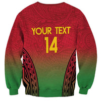 Custom Vanuatu Cricket Sweatshirt 2024 Polynesian Pattern Sporty Style LT14 - Polynesian Pride
