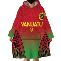 Custom Vanuatu Cricket Wearable Blanket Hoodie 2024 Polynesian Pattern Sporty Style LT14 - Polynesian Pride