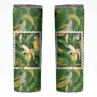Aloha Hawaii Maia Skinny Tumbler Hawaiian Banana Stylized Stamp LT14 Green - Polynesian Pride