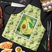 Aloha Hawaii Avocado Apron Hawaiian Fruit Stylized Stamp LT14 Green - Polynesian Pride