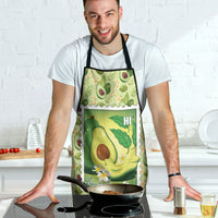 Aloha Hawaii Avocado Apron Hawaiian Fruit Stylized Stamp LT14 - Polynesian Pride