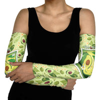 Aloha Hawaii Avocado Arm Sleeves Hawaiian Fruit Stylized Stamp LT14 - Polynesian Pride