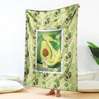 Aloha Hawaii Avocado Blanket Hawaiian Fruit Stylized Stamp LT14 - Polynesian Pride