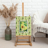 Aloha Hawaii Avocado Canvas Wall Art Hawaiian Fruit Stylized Stamp LT14 - Polynesian Pride