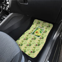 Aloha Hawaii Avocado Car Mats Hawaiian Fruit Stylized Stamp LT14 - Polynesian Pride