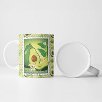 Aloha Hawaii Avocado Ceramic Mug Hawaiian Fruit Stylized Stamp LT14 - Polynesian Pride