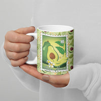 Aloha Hawaii Avocado Ceramic Mug Hawaiian Fruit Stylized Stamp LT14 - Polynesian Pride