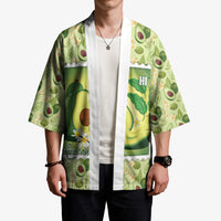 Aloha Hawaii Avocado Kimono Hawaiian Fruit Stylized Stamp LT14 - Polynesian Pride