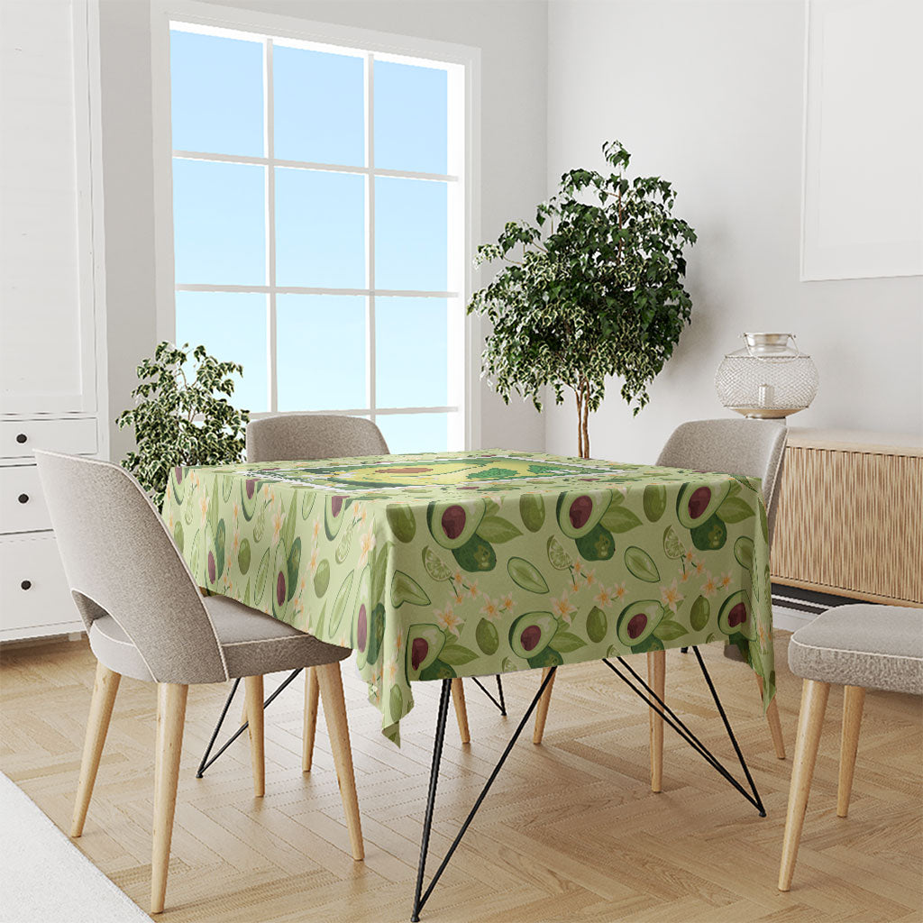 Aloha Hawaii Avocado Tablecloth Hawaiian Fruit Stylized Stamp LT14 - Polynesian Pride