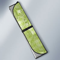 Aloha Hawaii Ulu Palaka Motifs Auto Sun Shade Hawaiian Breadfruit Stylized Stamp LT14 - Polynesian Pride