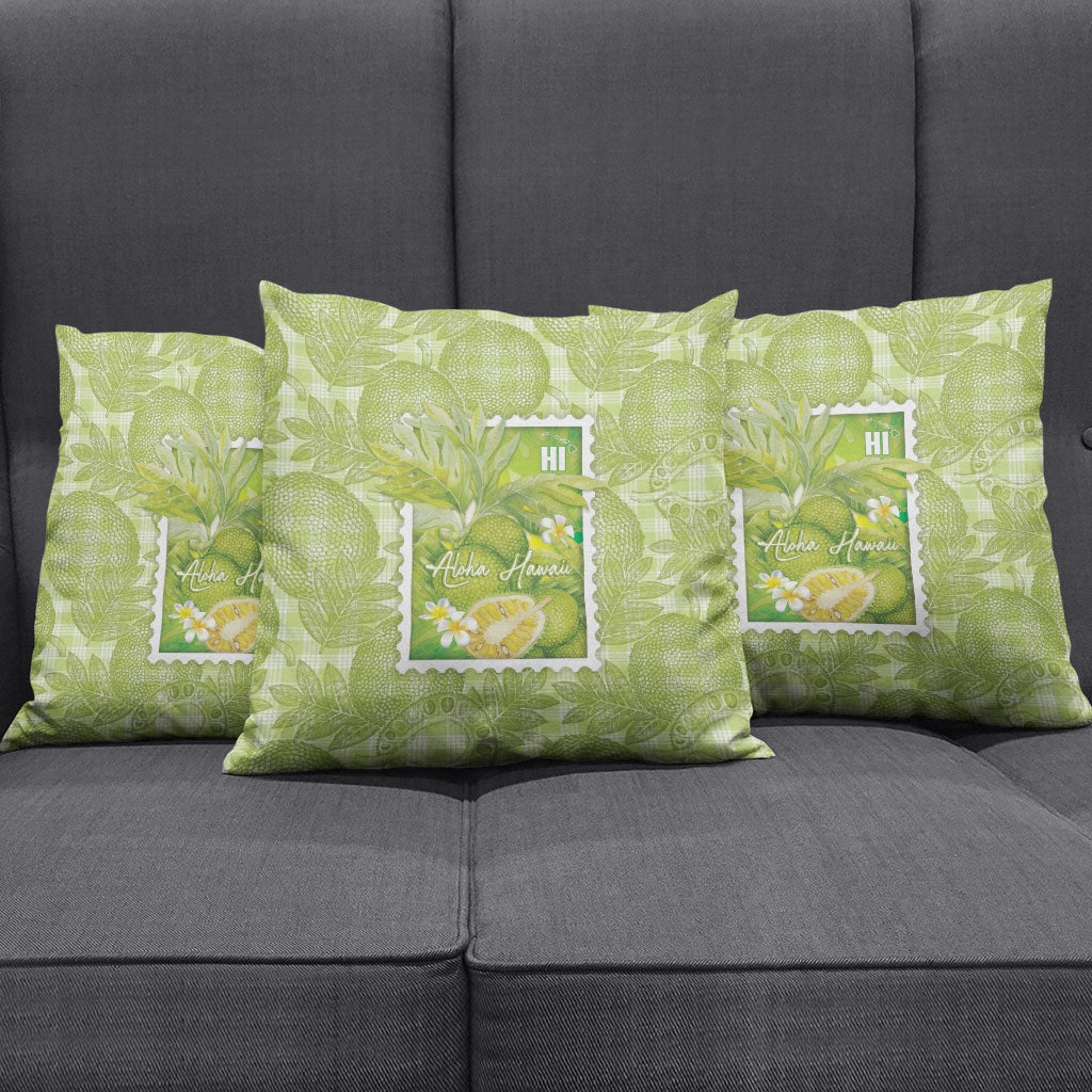 Aloha Hawaii Ulu Palaka Motifs Pillow Cover Hawaiian Breadfruit Stylized Stamp LT14 - Polynesian Pride