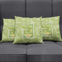 Aloha Hawaii Ulu Palaka Motifs Pillow Cover Hawaiian Breadfruit Stylized Stamp LT14 - Polynesian Pride