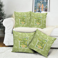 Aloha Hawaii Ulu Palaka Motifs Pillow Cover Hawaiian Breadfruit Stylized Stamp LT14 - Polynesian Pride