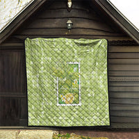 Aloha Hawaii Ulu Palaka Motifs Quilt Hawaiian Breadfruit Stylized Stamp LT14 - Polynesian Pride