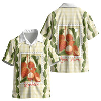 Aloha Hawaii Rambutan Palaka Motifs Kid Hawaiian Shirt Hawaiian Fruit Stylized Stamp LT14 - Polynesian Pride
