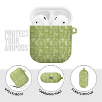 Omaomao Hawaii Breadfruit Palaka Motifs AirPods Case LT14 - Polynesian Pride