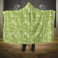 Omaomao Hawaii Breadfruit Palaka Motifs Hooded Blanket LT14 - Polynesian Pride