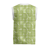 Omaomao Hawaii Breadfruit Palaka Motifs Christmas Knitted V-Neck Vest LT14 - Polynesian Pride
