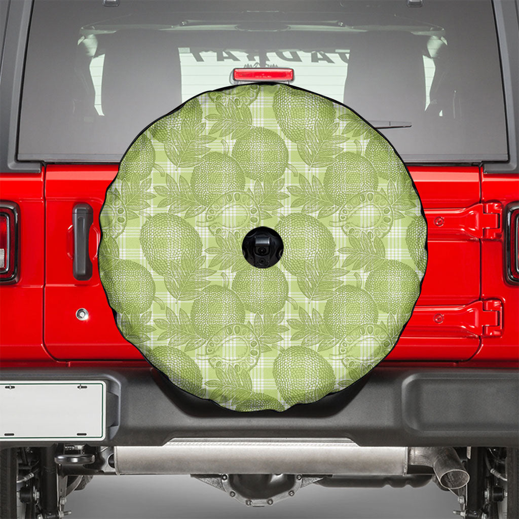 Omaomao Hawaii Breadfruit Palaka Motifs Spare Tire Cover LT14 - Polynesian Pride