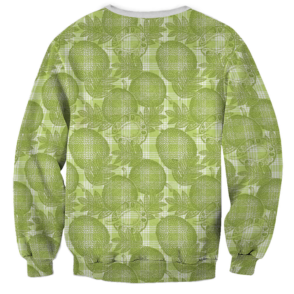 Omaomao Hawaii Breadfruit Palaka Motifs Sweatshirt LT14 - Polynesian Pride