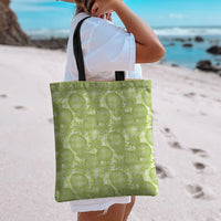 Omaomao Hawaii Breadfruit Palaka Motifs Tote Bag LT14 - Polynesian Pride