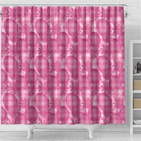 Alaka Hawaii Breadfruit Palaka Motifs Shower Curtain LT14 - Polynesian Pride
