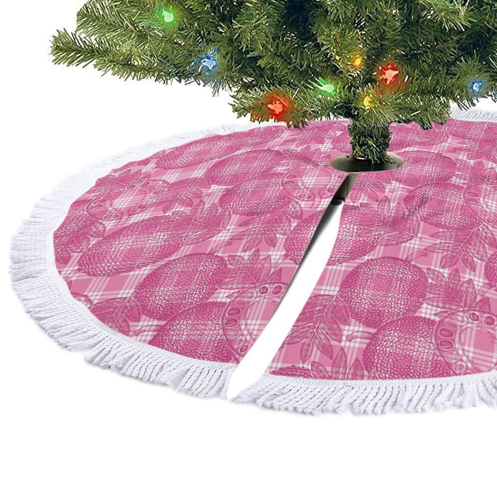 Alaka Hawaii Breadfruit Palaka Motifs Tree Skirt LT14 - Polynesian Pride