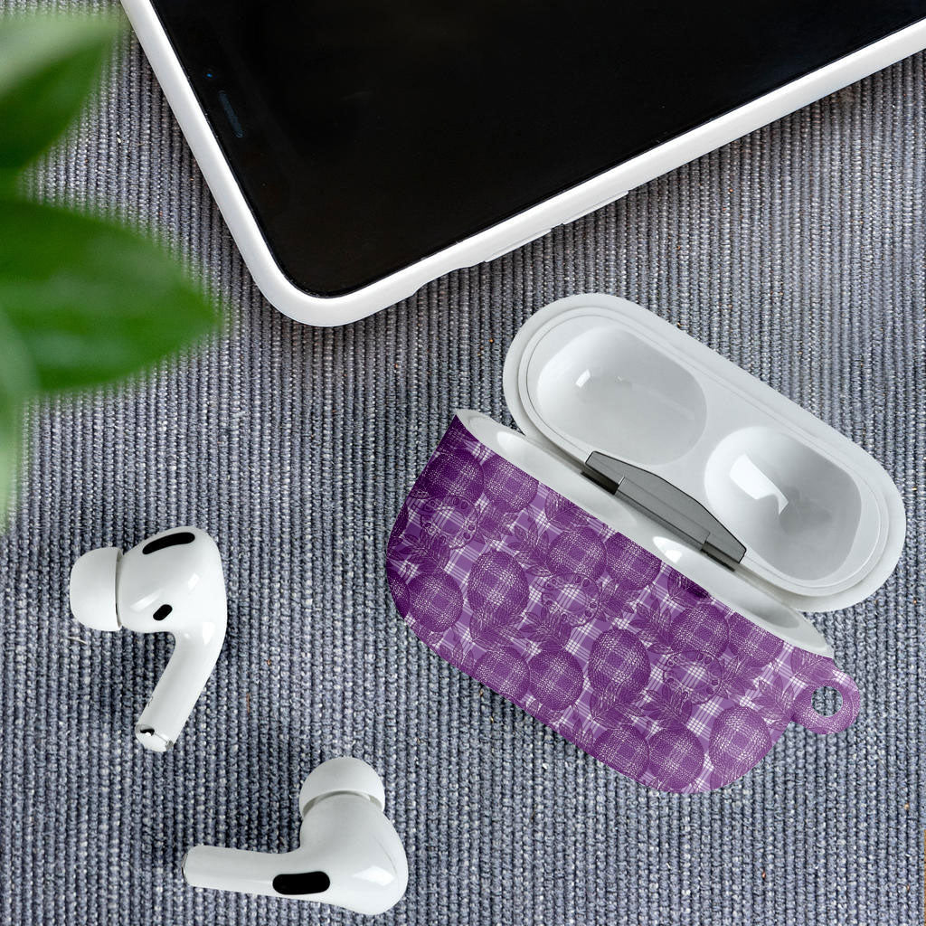 Poni Hawaii Breadfruit Palaka Motifs AirPods Case LT14 - Polynesian Pride
