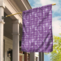 Poni Hawaii Breadfruit Palaka Motifs Garden Flag LT14 House Flag Purple - Polynesian Pride