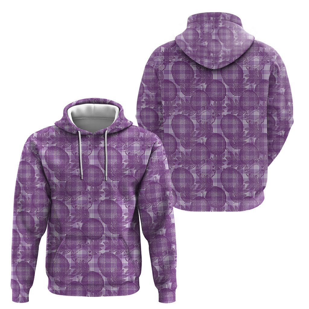 Poni Hawaii Breadfruit Palaka Motifs Hoodie LT14 - Polynesian Pride