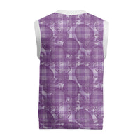 Poni Hawaii Breadfruit Palaka Motifs Christmas Knitted V-Neck Vest LT14 - Polynesian Pride