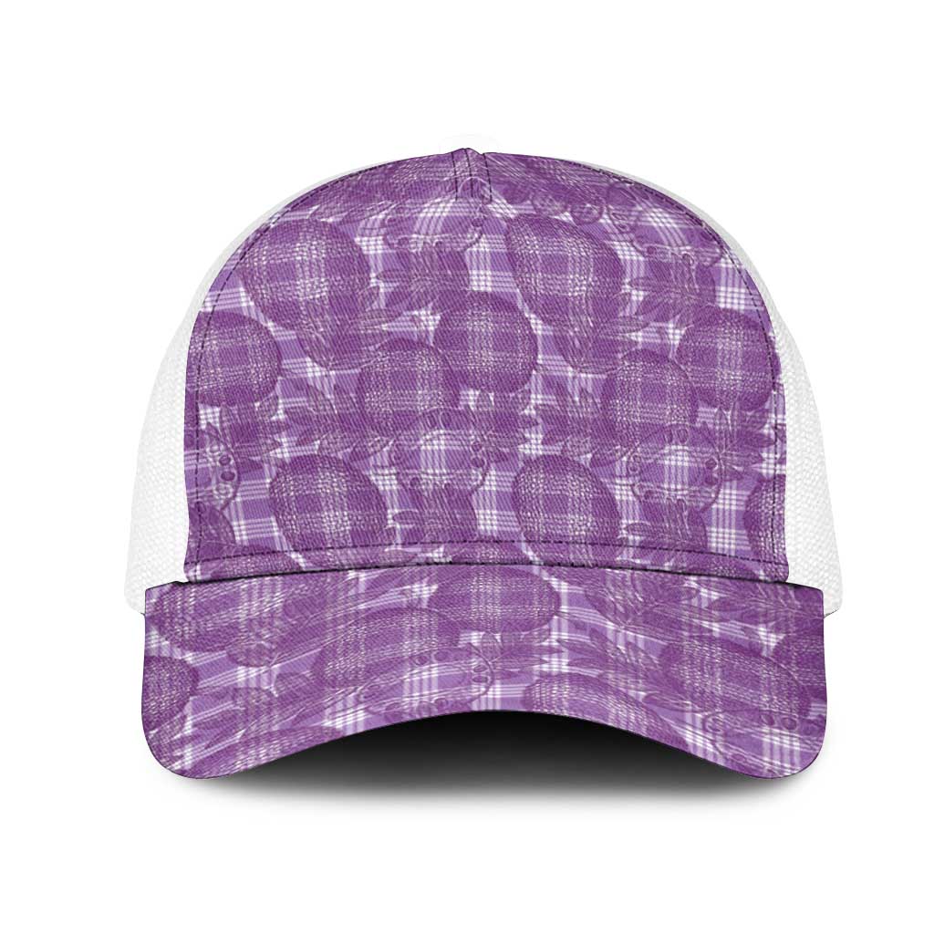 Poni Hawaii Breadfruit Palaka Motifs Mesh Trucker Cap
