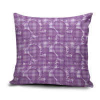 Poni Hawaii Breadfruit Palaka Motifs Pillow Cover LT14 Purple - Polynesian Pride