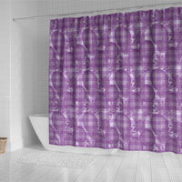 Poni Hawaii Breadfruit Palaka Motifs Shower Curtain LT14 - Polynesian Pride