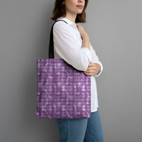 Poni Hawaii Breadfruit Palaka Motifs Tote Bag LT14 - Polynesian Pride