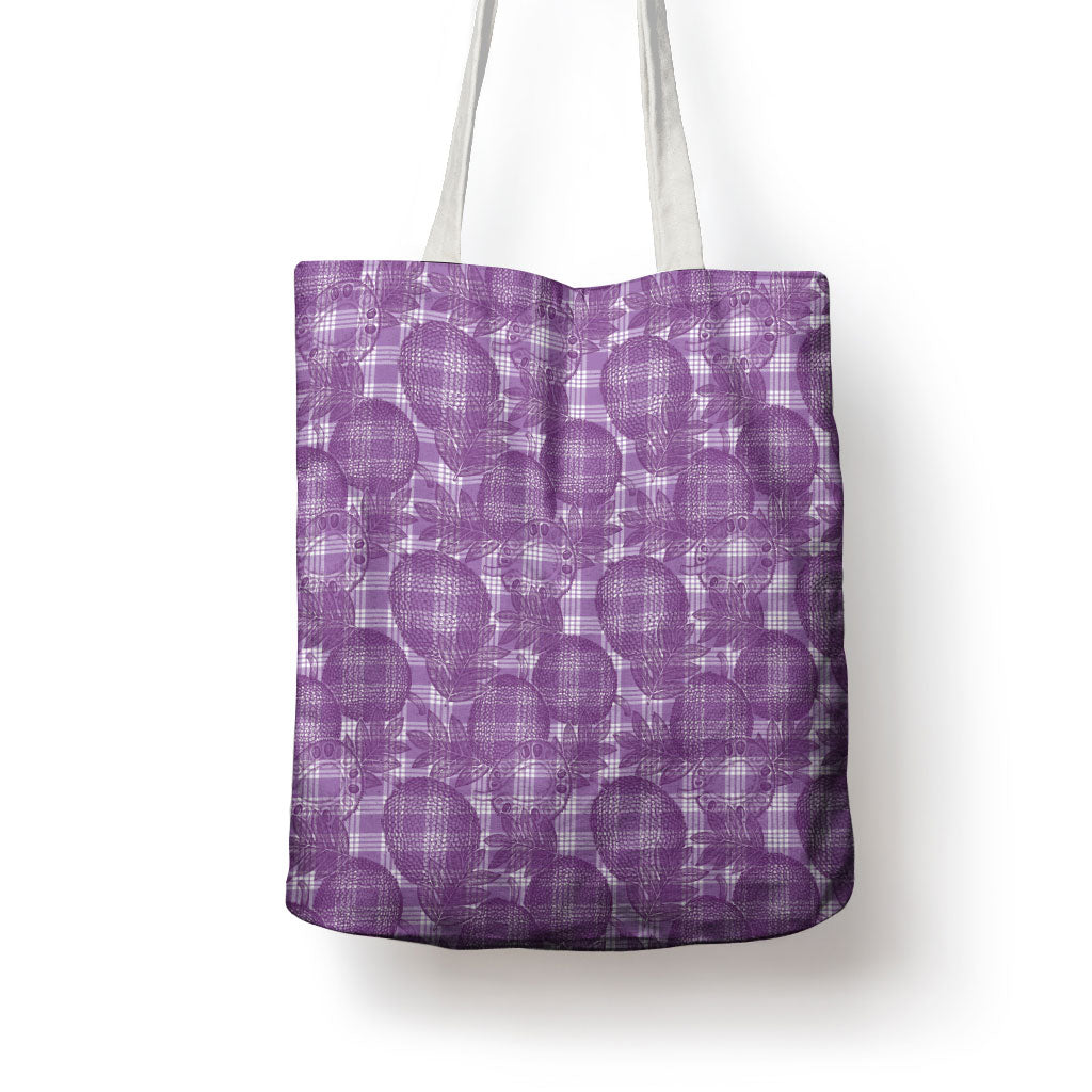 Poni Hawaii Breadfruit Palaka Motifs Tote Bag LT14 - Polynesian Pride